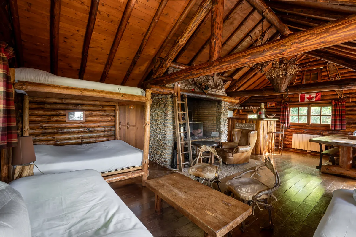 Intérieur du chalet canadien